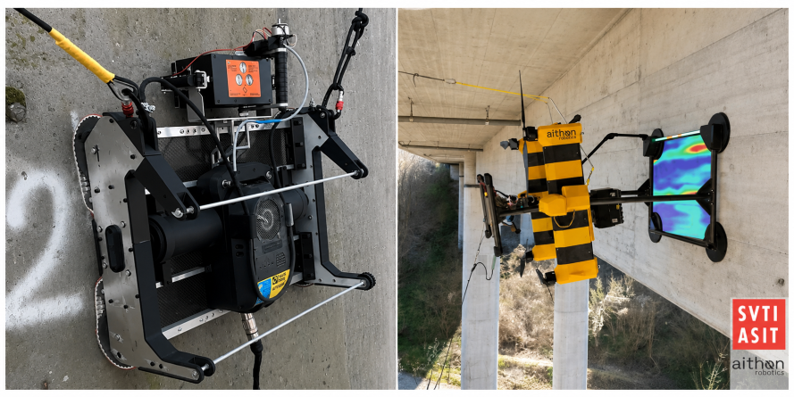 Possibility of automated data acquisition by crawler robot (HausBots LTD) and inspection drone (SVTI ASIT) via the wireless data interface